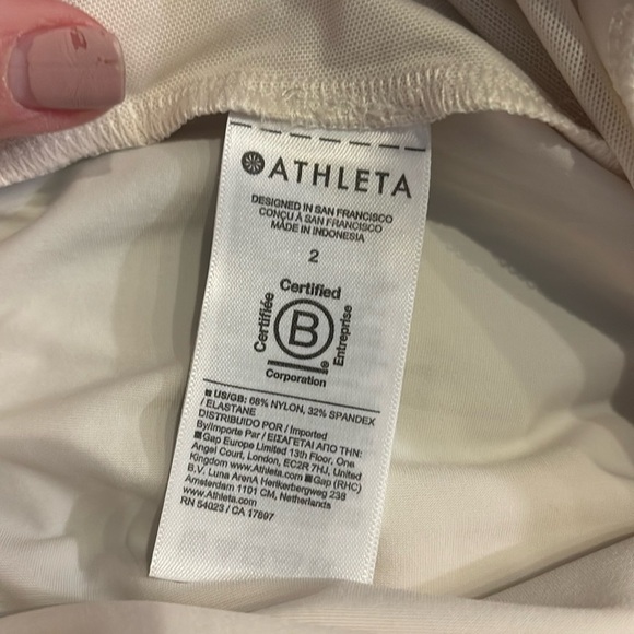 NWOT Athleta Pinnacle Bone Trouser Size 2. - Picture 5 of 9